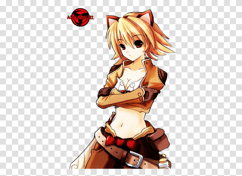 Anime Cat Girl Mechanic, Manga, Comics, Book, Person Transparent Png