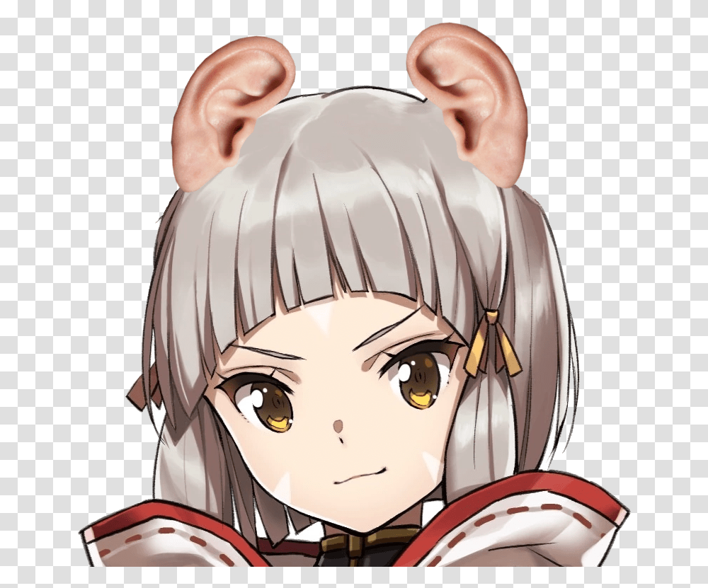 Anime Catgirl But With Human Ears In The Place Of Catgirl Ears, Comics, Book, Manga, Person Transparent Png