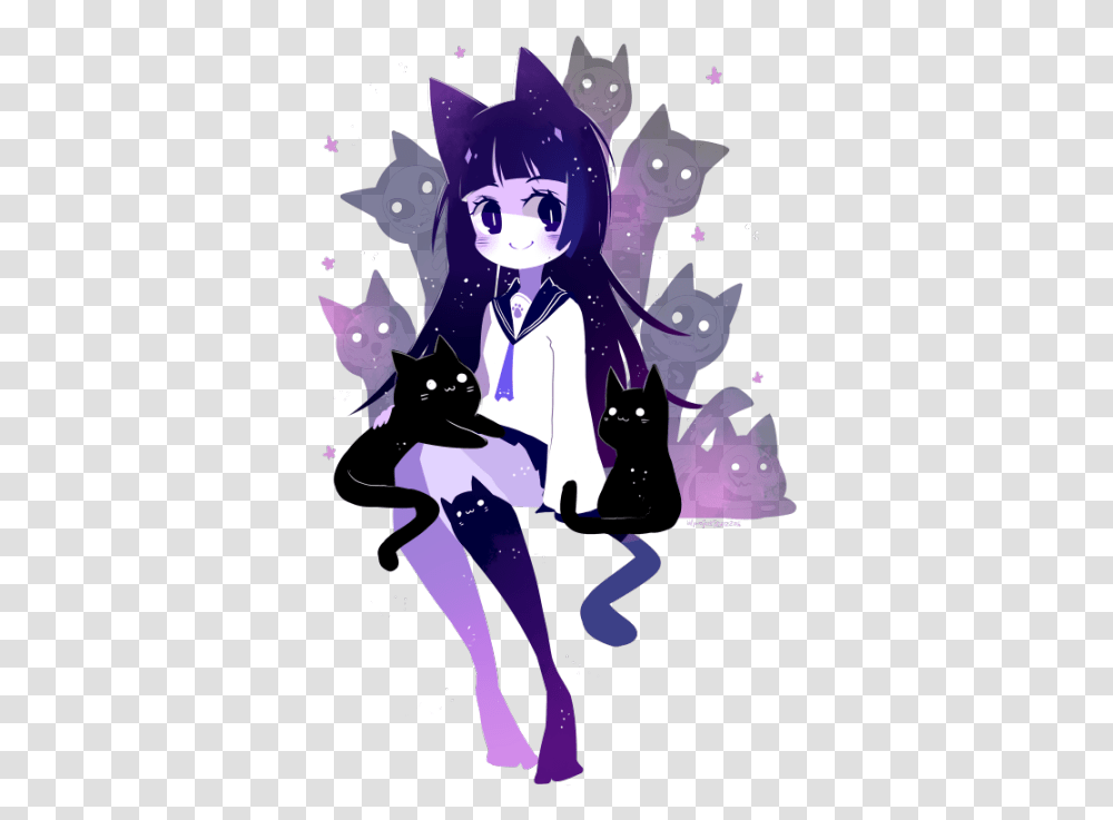Anime Cats, Performer, Book Transparent Png