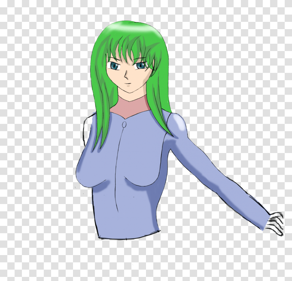 Anime Character Rabbit And The Moon Asteroid Trap Wip Cartoon, Person, Sleeve, Clothing, Long Sleeve Transparent Png