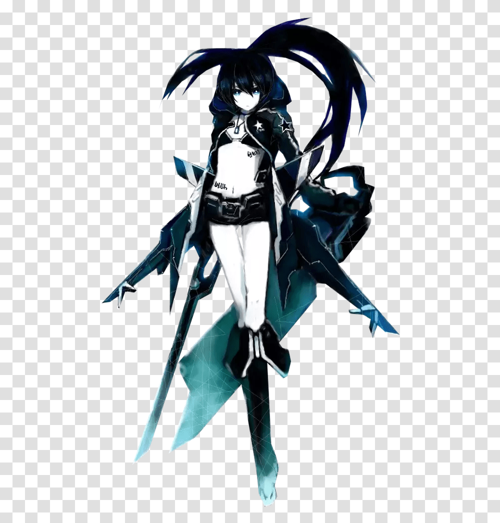 Anime Characters 7 Image Black Rock Shooter Brs, Batman, Costume, Cape, Clothing Transparent Png