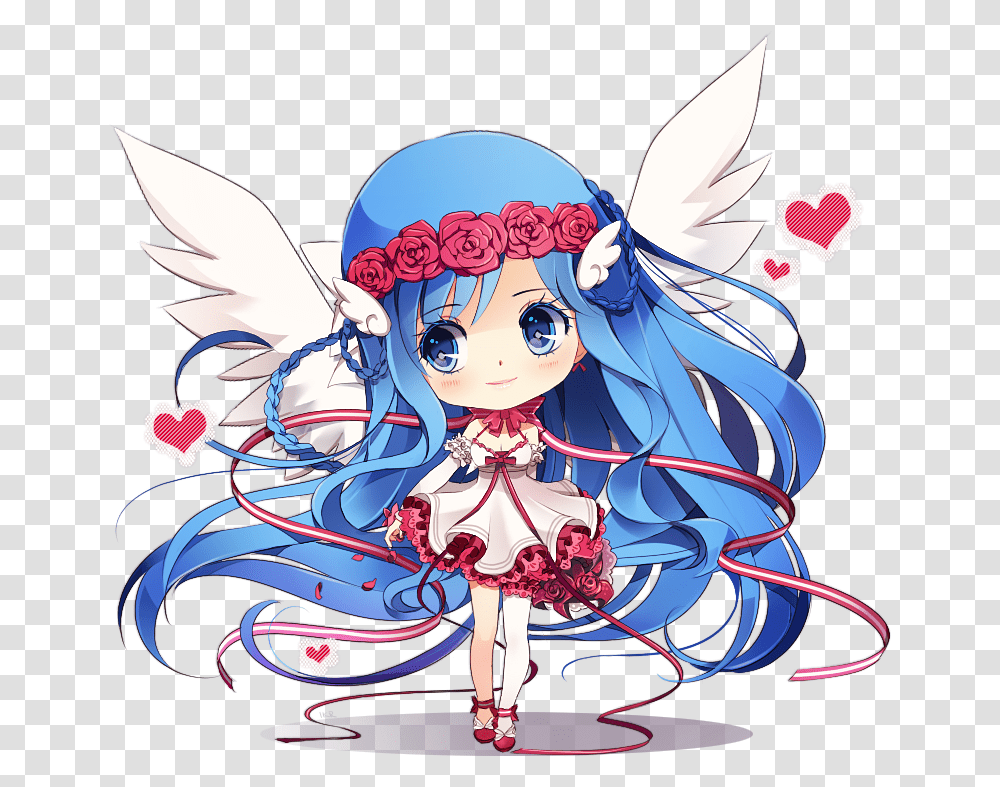 Anime Chibi Cute, Costume, Angel Transparent Png