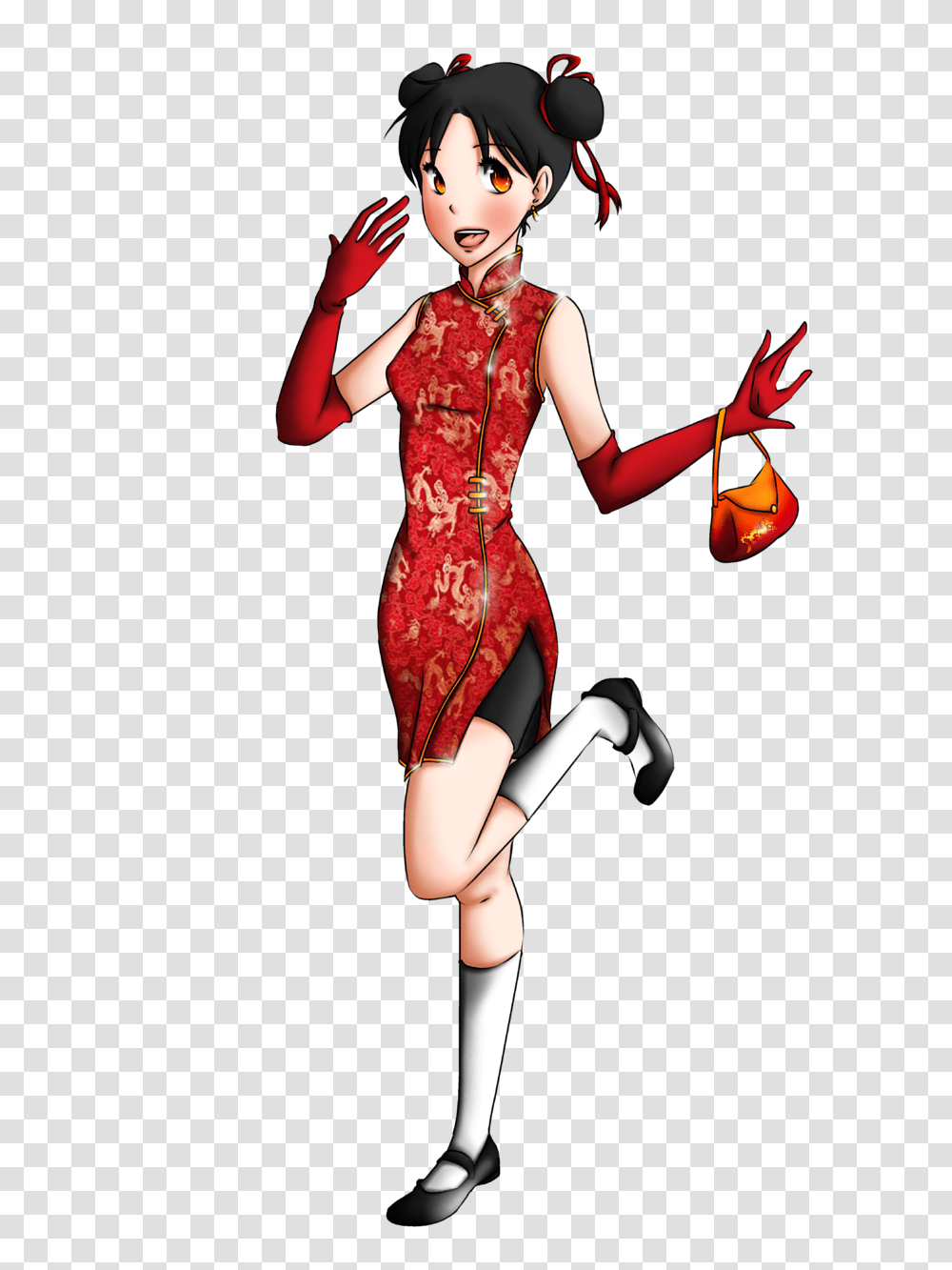 Anime Chinese Girl Clip Art Free Cliparts, Dance Pose, Leisure Activities, Person Transparent Png