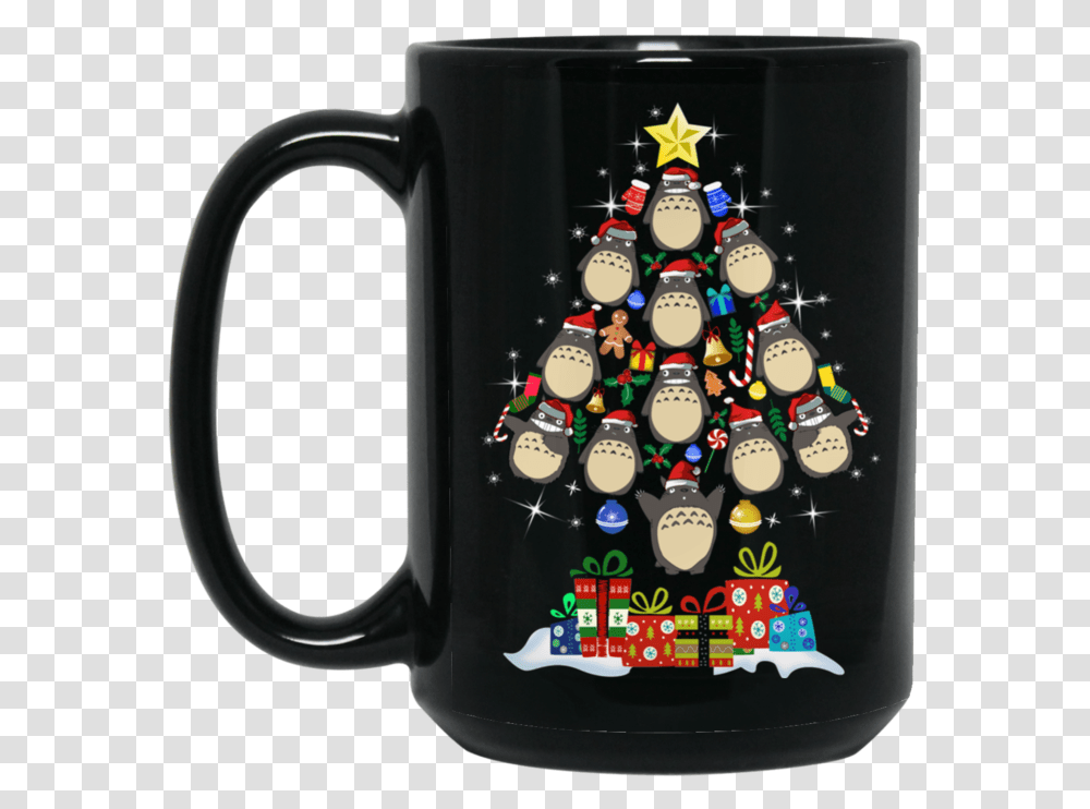 Anime Christmas Merry Christmas Dog Tree T Shirt, Coffee Cup, Stein, Jug, Latte Transparent Png