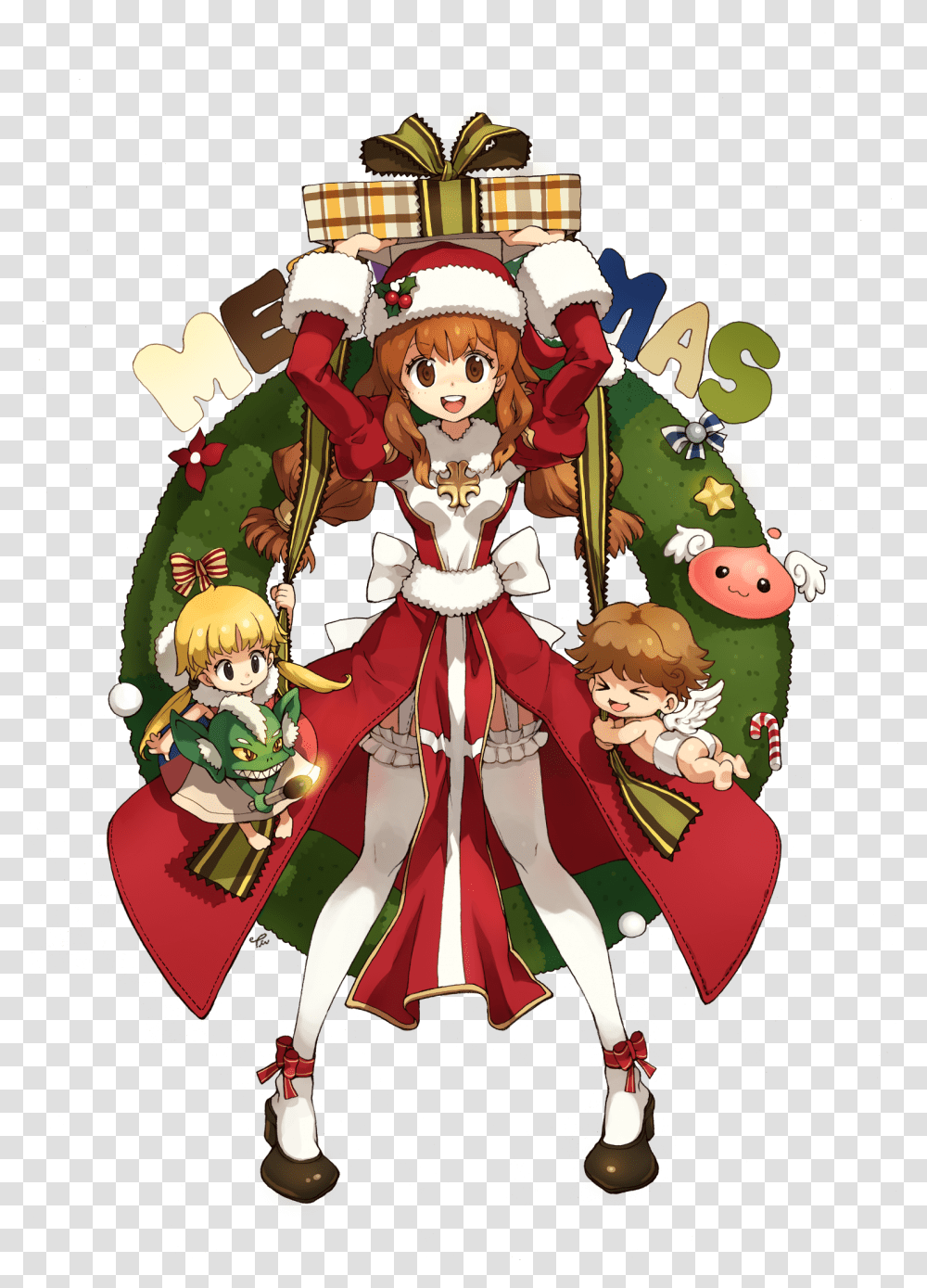 Anime Christmas Ragnarok Xmas, Nutcracker, Elf, Hand Transparent Png