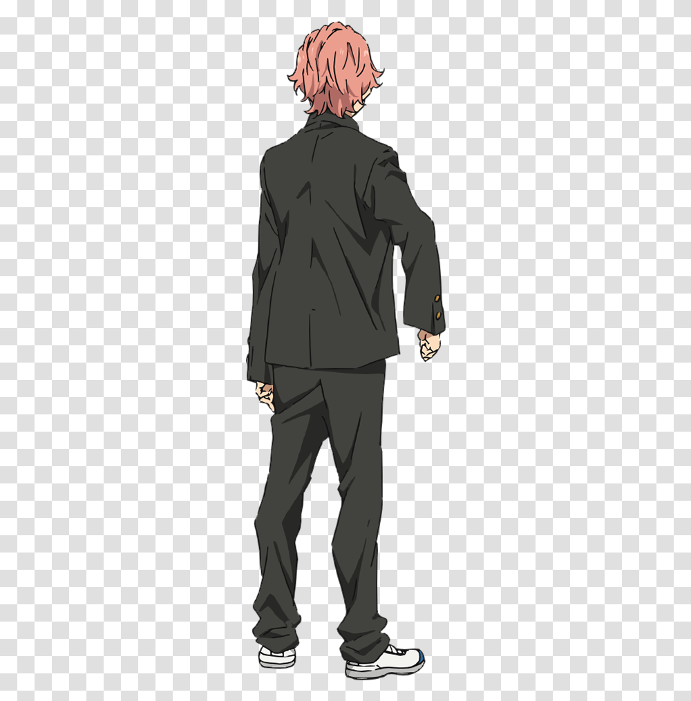 Anime, Suit, Overcoat, Person Transparent Png