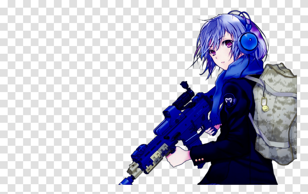 Anime Cool 2 Image Anime Girl Cool, Person, Human, Manga, Comics Transparent Png