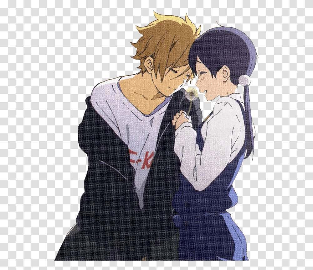 Anime Couple Free Download Anime Couple, Person, Human, Comics, Book Transparent Png