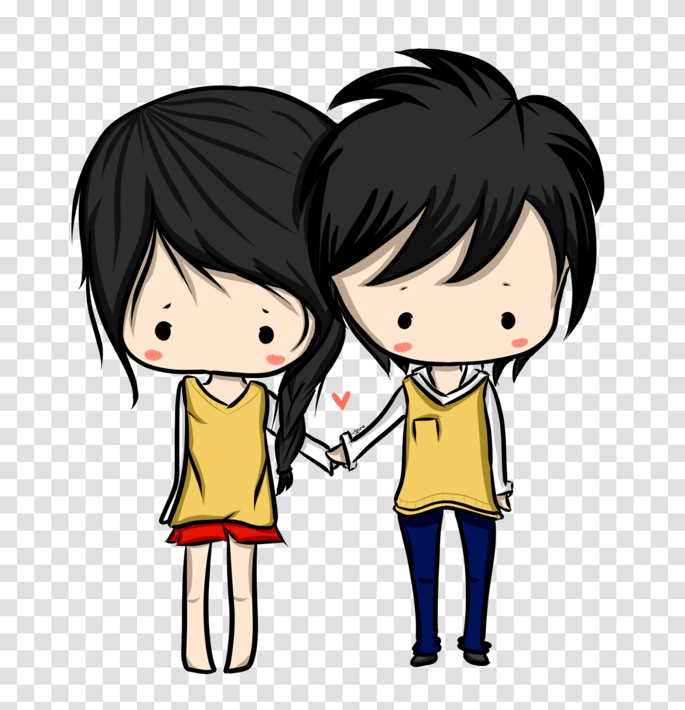 Anime Couple Images Free Download, Person, Human, Comics, Book Transparent Png