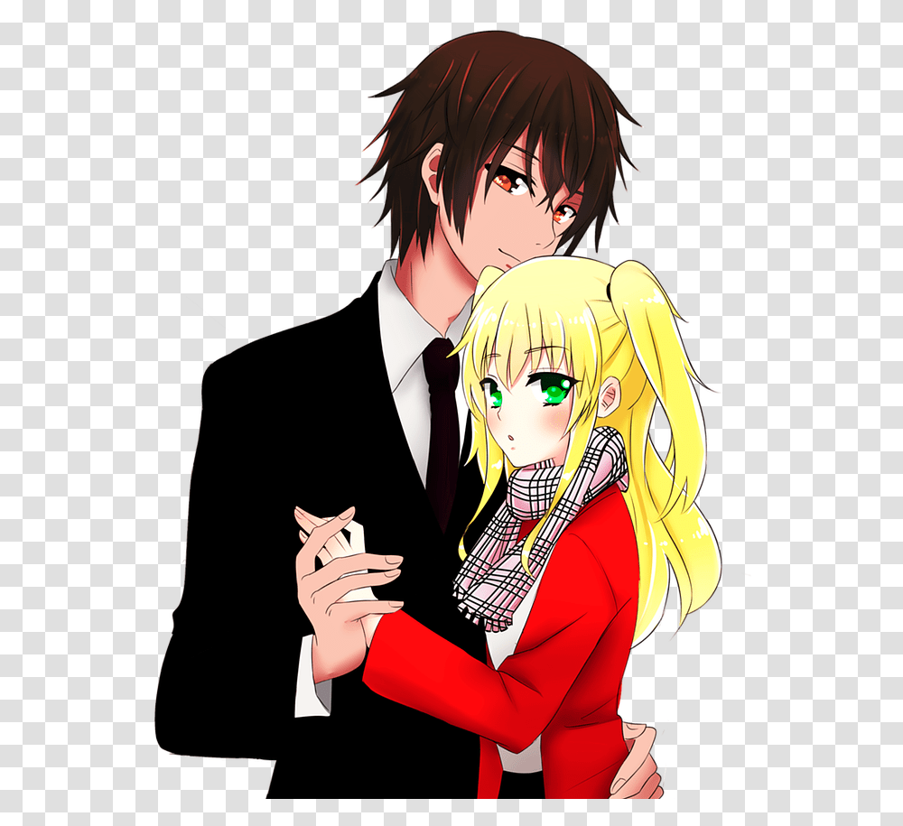 Anime Couple, Manga, Comics, Book, Person Transparent Png