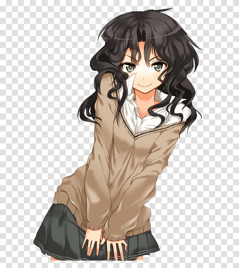 Anime Curly Hair Wavy Messy Anime Characters With Curly Hair, Manga, Comics, Book, Person Transparent Png