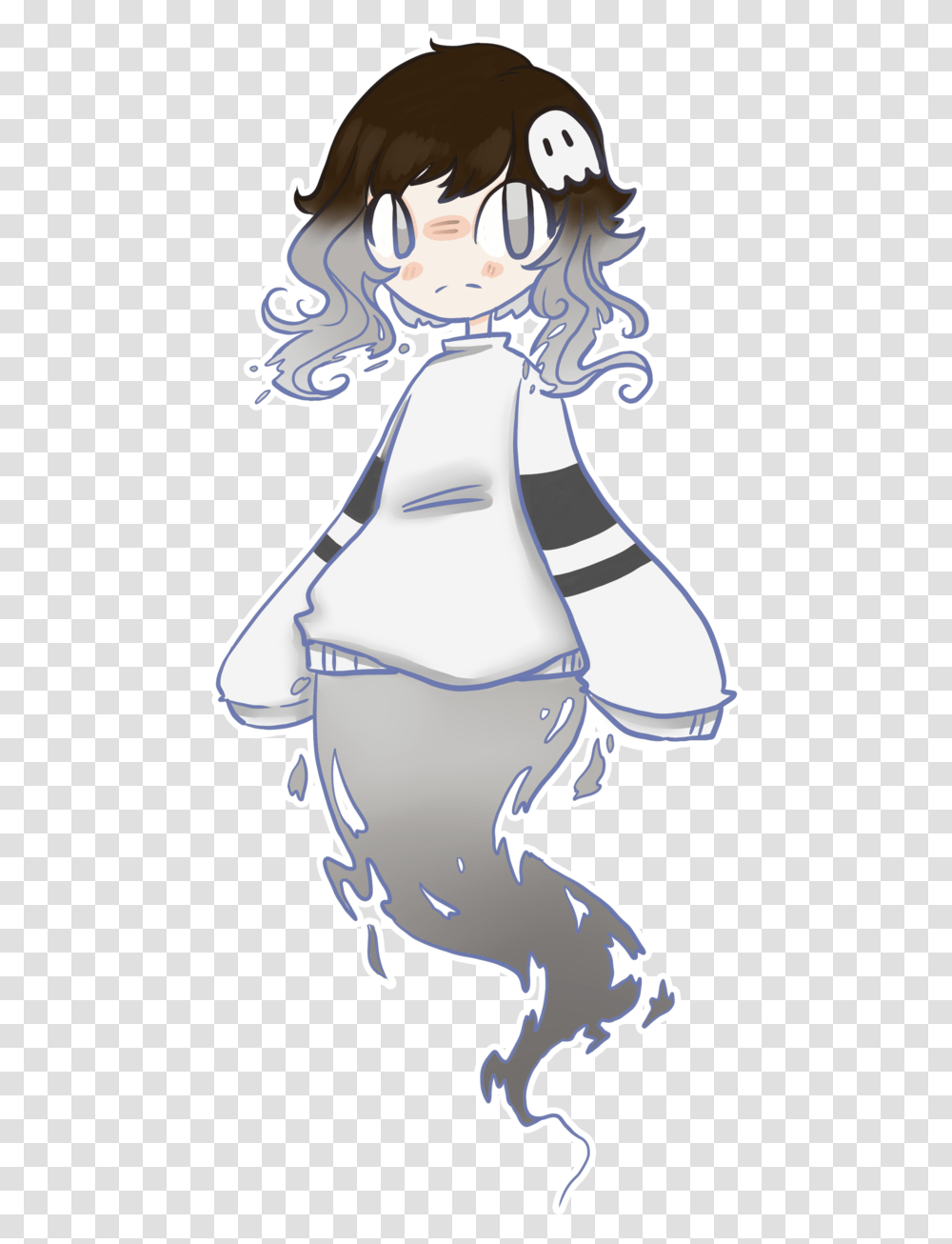 Anime Cute Ghost Girl, Drawing, Costume Transparent Png