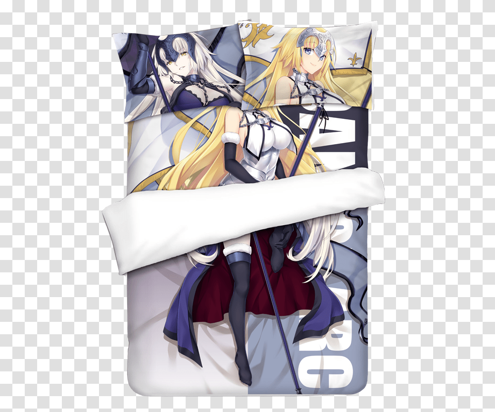 Anime Dakimakura Pillow Case Hyperdimension Neptunia Black Duvet Cover, Manga, Comics, Book, Person Transparent Png