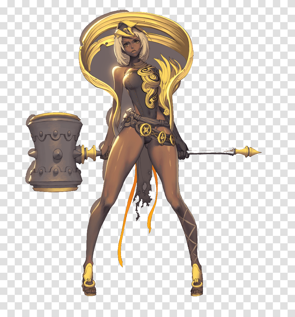 Anime Dark Skinned Fighter Girl, Person, Human, People Transparent Png