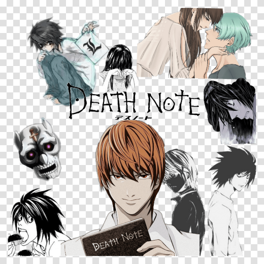 Anime Deathnote L Kira Death Note Kira, Manga, Comics, Book, Person Transparent Png