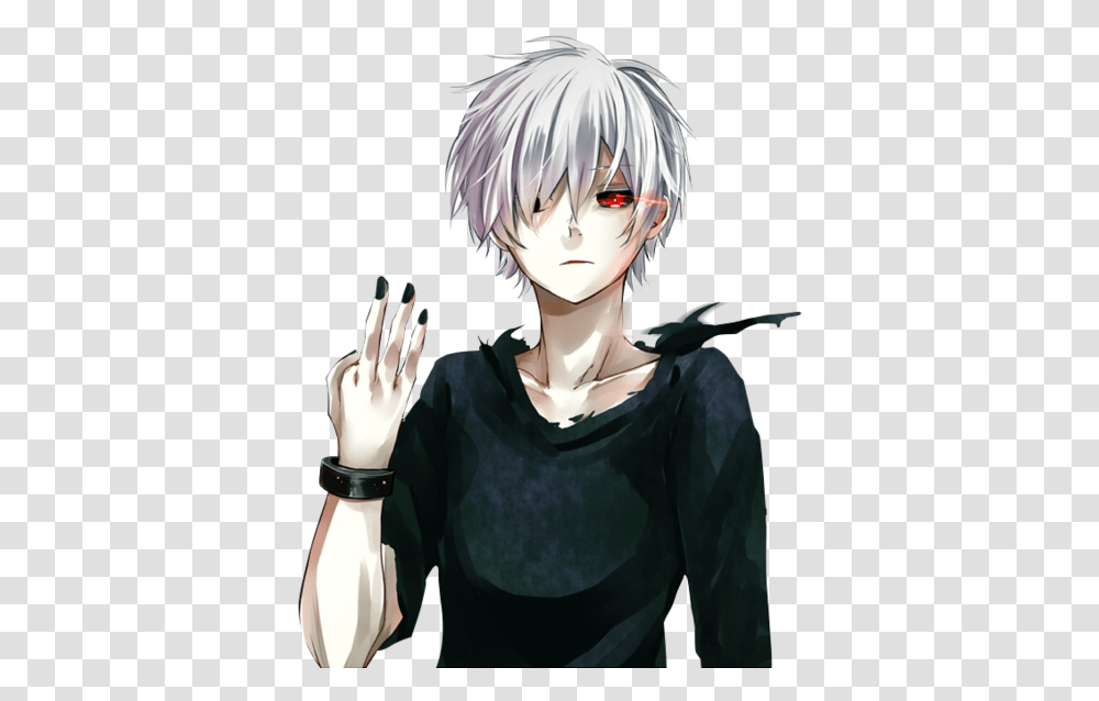 Anime Demon Eyes Image Good Looking Anime Boy, Manga, Comics, Book, Person Transparent Png