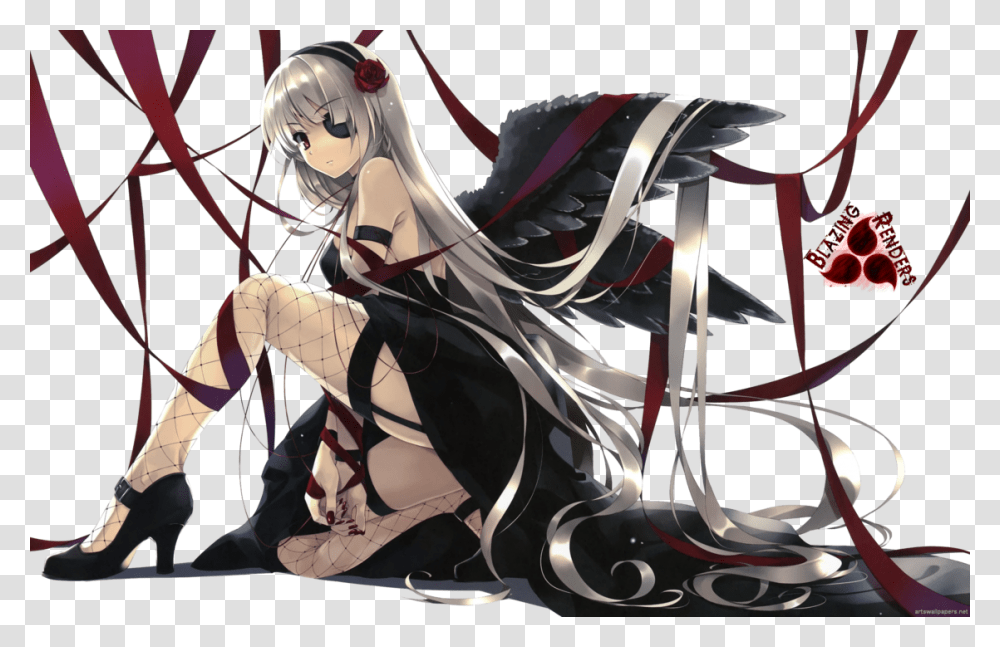 Anime Devil Girl, Manga, Comics, Book, Person Transparent Png