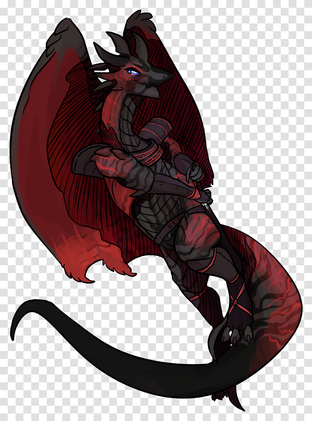 Anime Dragon Red Dragon Anime, Person, Human Transparent Png