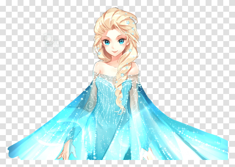 Anime Elsa, Crystal, Person, Female Transparent Png