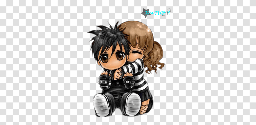 Anime Emo Love Want To Hug You Right Now, Manga, Comics, Book, Person Transparent Png