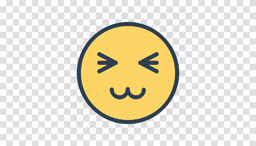 Anime Emoji Kitty Smiley Icon, Outdoors, Nature, Logo Transparent Png