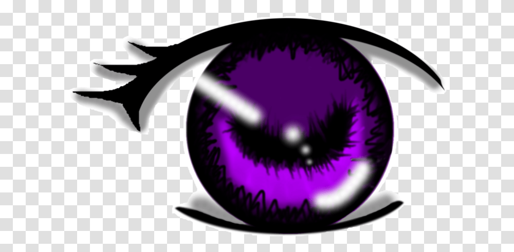 Anime Eyes 1png Purple Anime Eyes, Sphere, Light Transparent Png