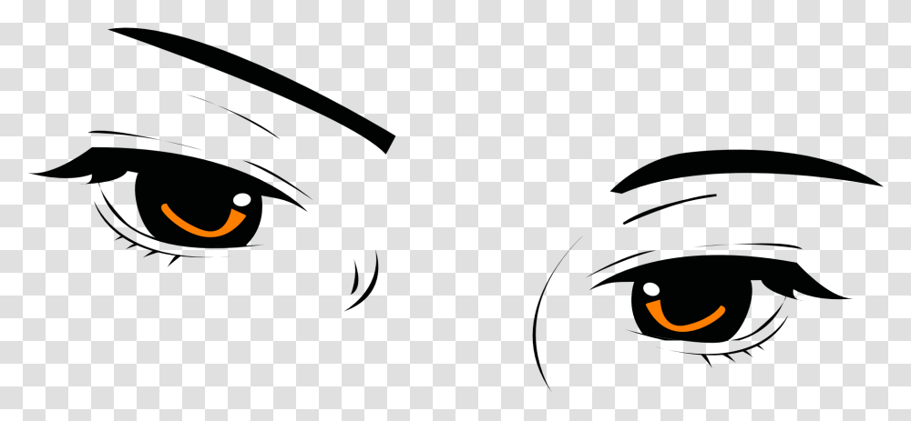 Anime Eyes Anime Eye, Gray Transparent Png