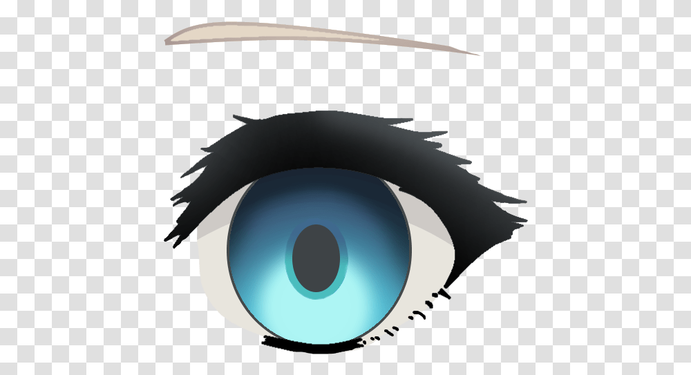 Anime Eyes Blue, Outdoors, Hole Transparent Png