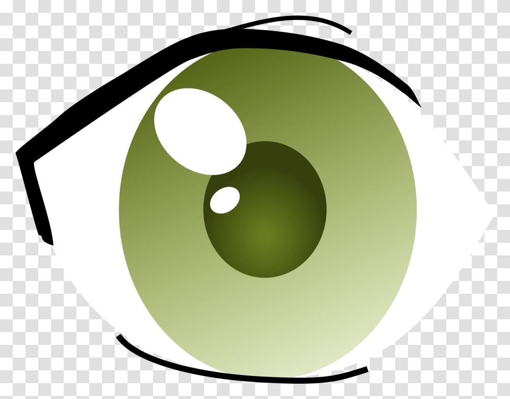 Anime Eyes Manga Right Eye Download Original Size Right Eye No Background, Green, Graphics, Art, Plant Transparent Png