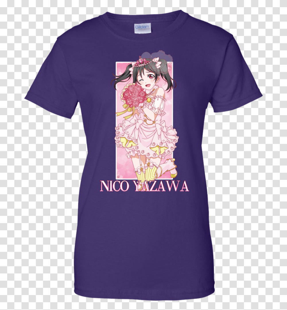 Anime Face Love Live Nico Yazawa New Version T Shirt, Clothing, Apparel, T-Shirt, Person Transparent Png