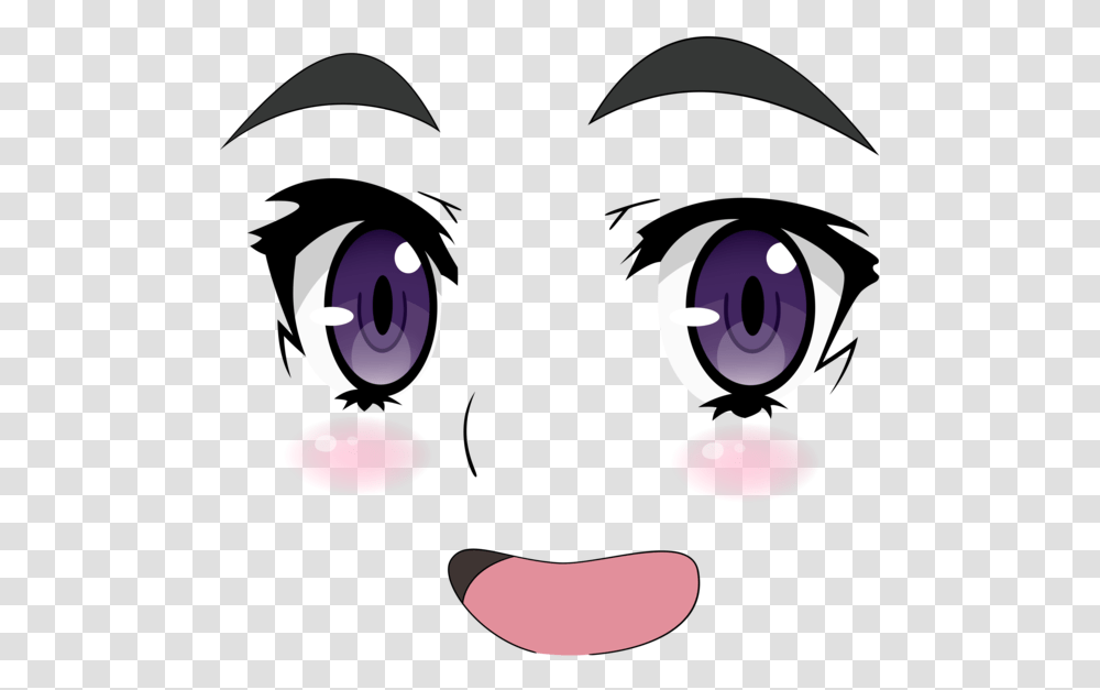 Anime Faces Anime Eyes Blush, Plant, Mouth, Lip, Fruit Transparent Png