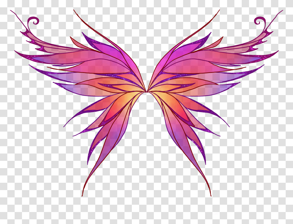 Anime Fairy Wings Design, Light, Bird Transparent Png