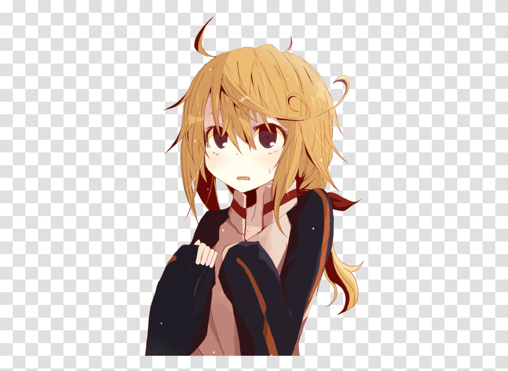 Anime Girl Blonde Hair Anime Girl Blond Hair Neko, Manga, Comics, Book, Person Transparent Png