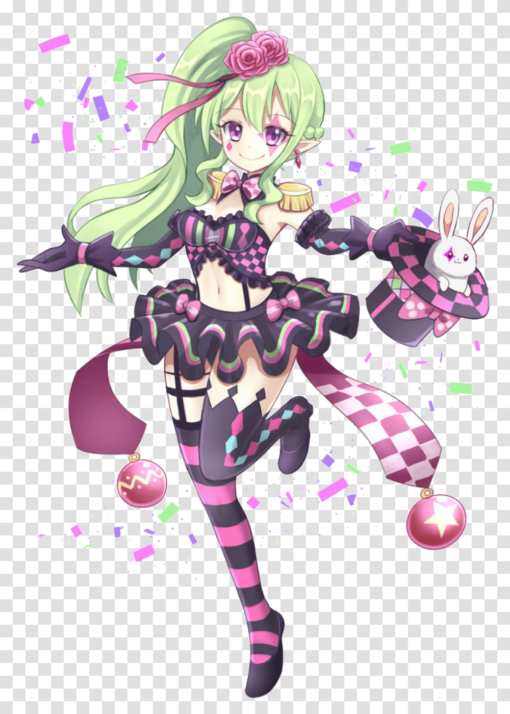 Anime Girl Clown Album On Imgur Circus Clown Girl Anime, Graphics, Art, Paper, Floral Design Transparent Png