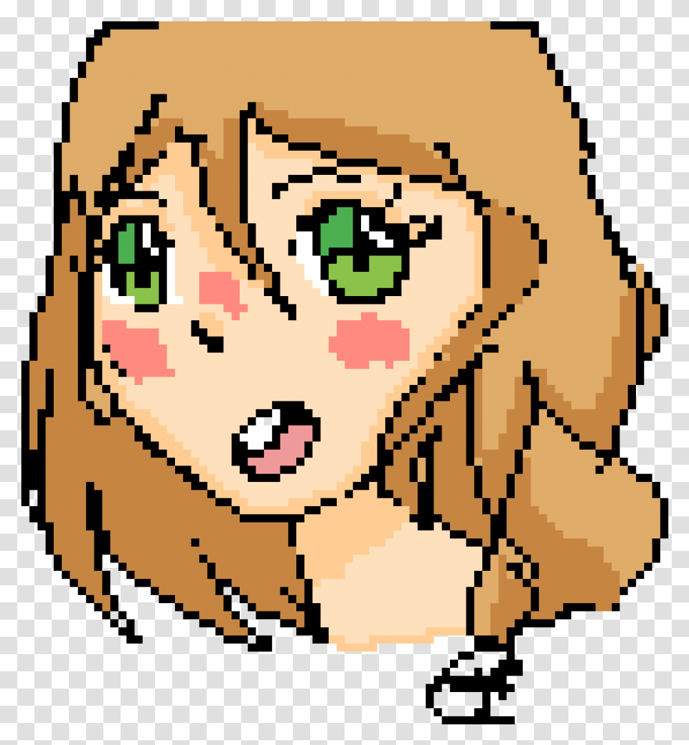 Anime Girl Confused, Face, Rug Transparent Png
