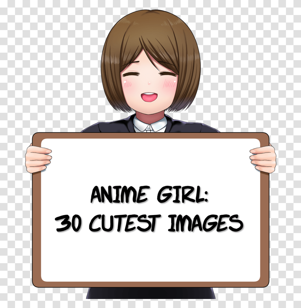 Anime Girl Cute Adorable Cute Anime Girl, Person, Female, Dating Transparent Png