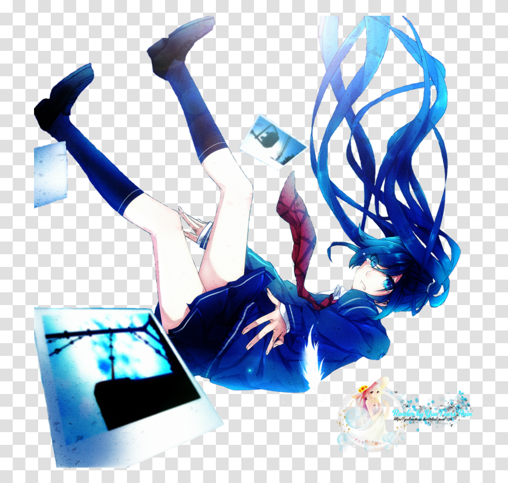 Anime Girl Falling Anime Girl Falling From The Sky, Person, Human, Invertebrate, Animal Transparent Png