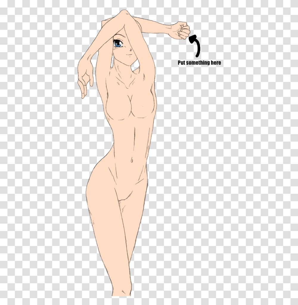Anime Girl Fighting Pose Base, Hand, Arm, Person, Human Transparent Png