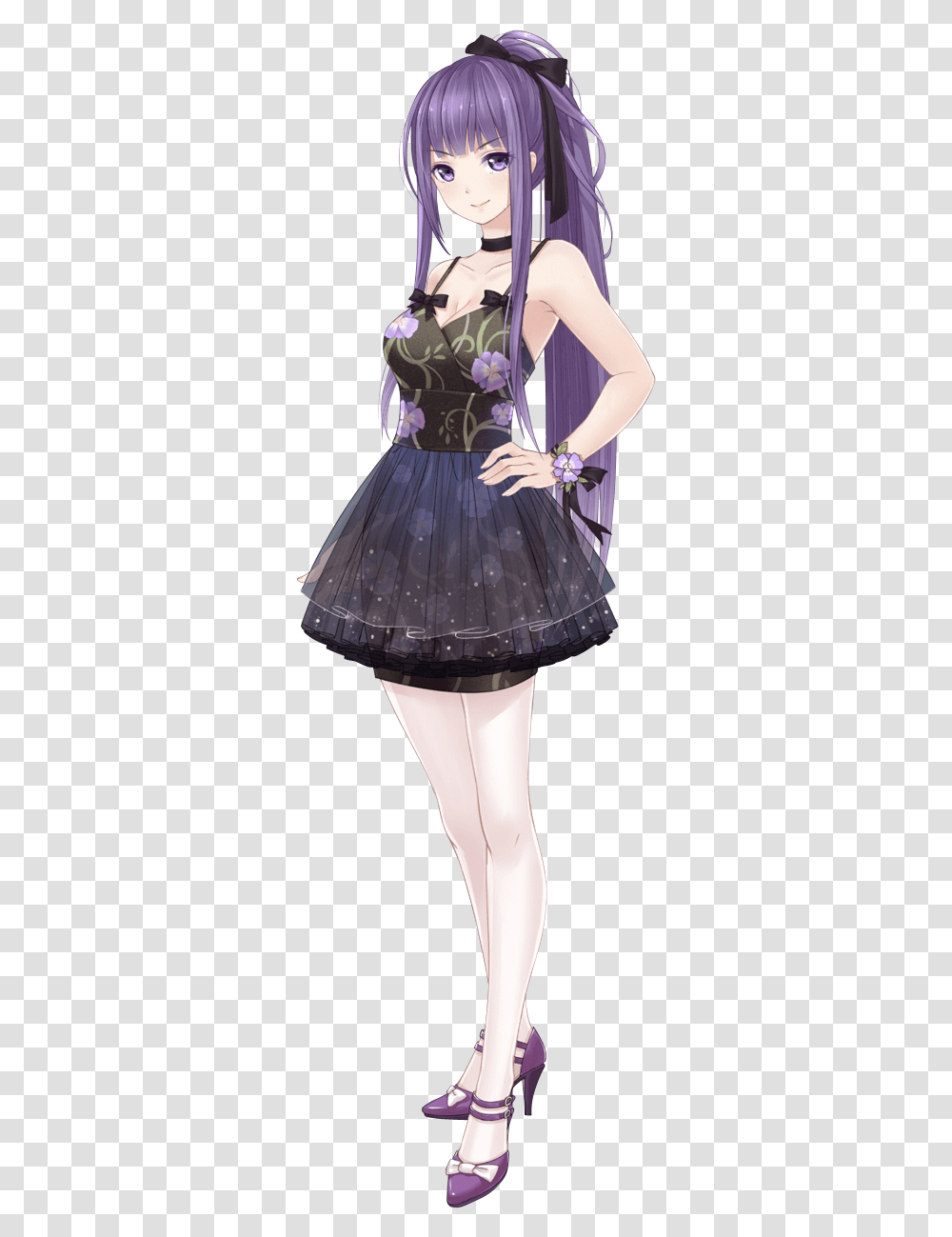 Anime Girl Formal, Person, Skirt, Doll Transparent Png
