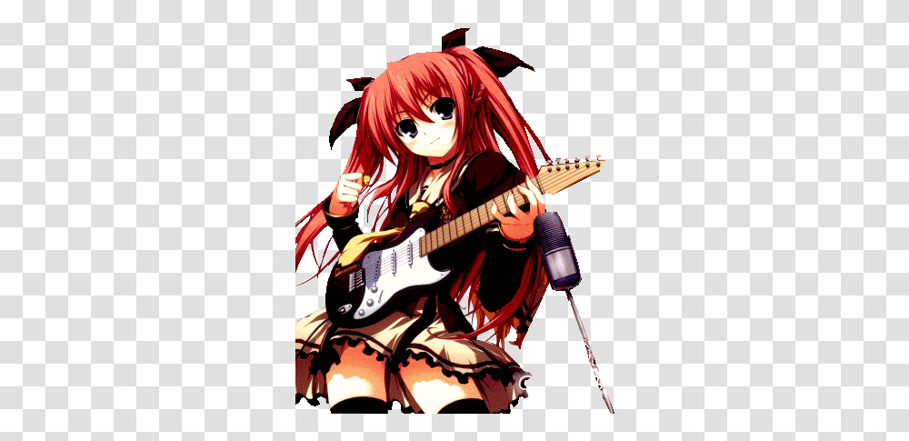 Anime Girl Gitarre Msyugioh123 Foto 35748767 Fanpop Anime Girl Guitar, Leisure Activities, Musical Instrument, Person, Human Transparent Png