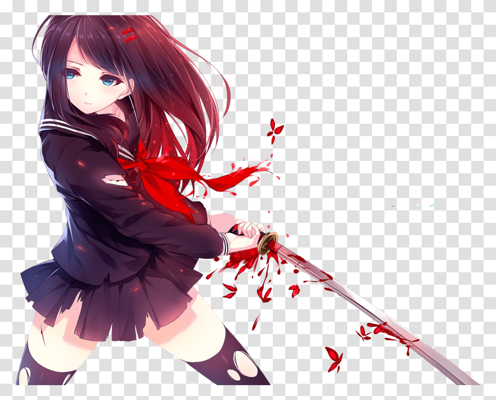 Anime Girl Images Free Download, Person, Human, Duel, Dance Transparent Png