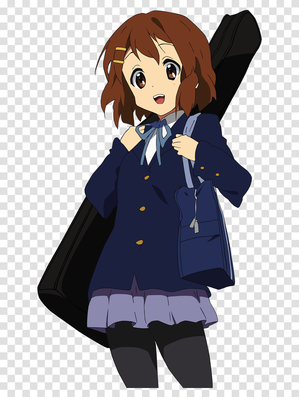 Anime Girl K On Yui, Person, Manga, Comics, Book Transparent Png