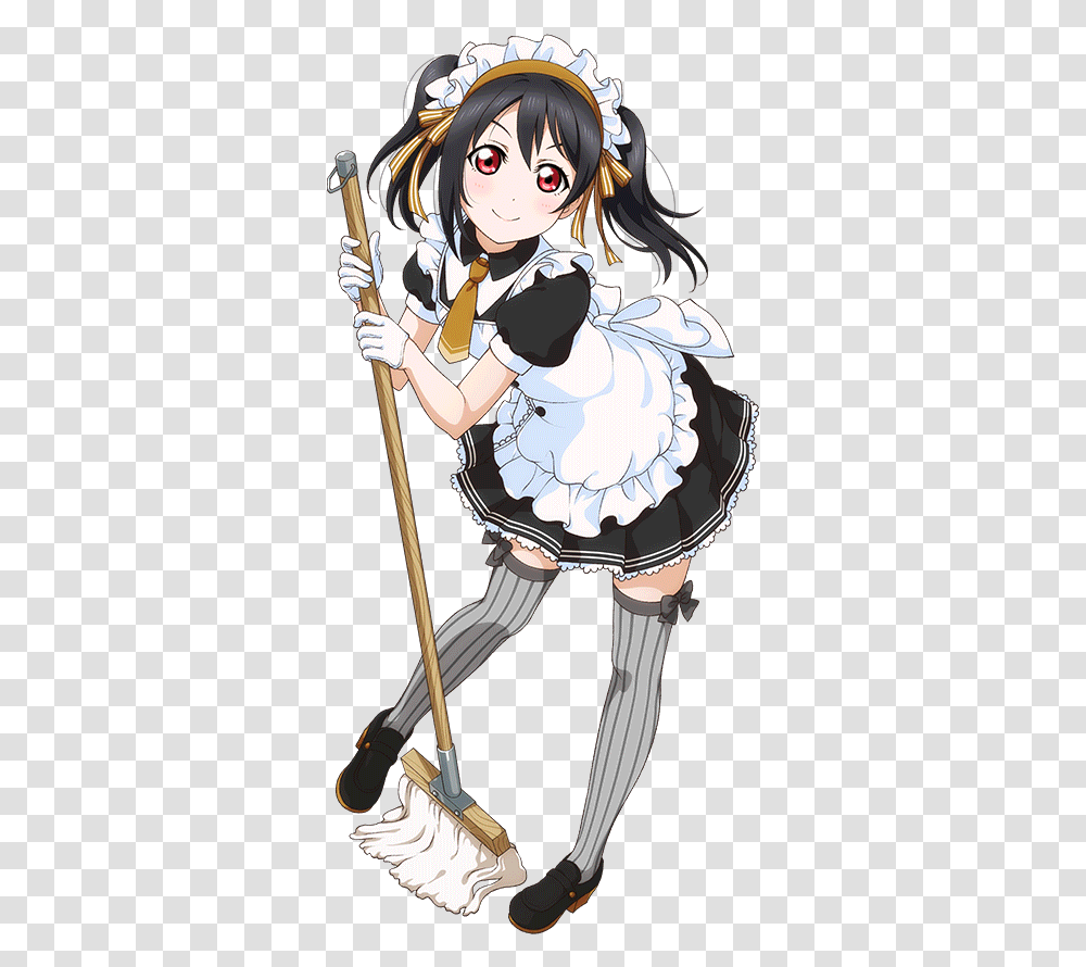 Anime Girl Maid Outfit, Costume, Person, Human, Performer Transparent Png