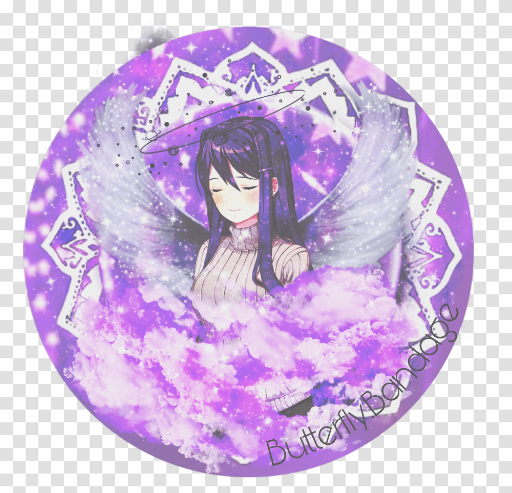 Anime Girl Pastel Icon Gambarku Purple Anime Icons, Birthday Cake, Art, Clothing, Flower Transparent Png