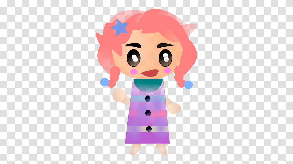 Anime Girl Vector Image, Toy, Doll Transparent Png