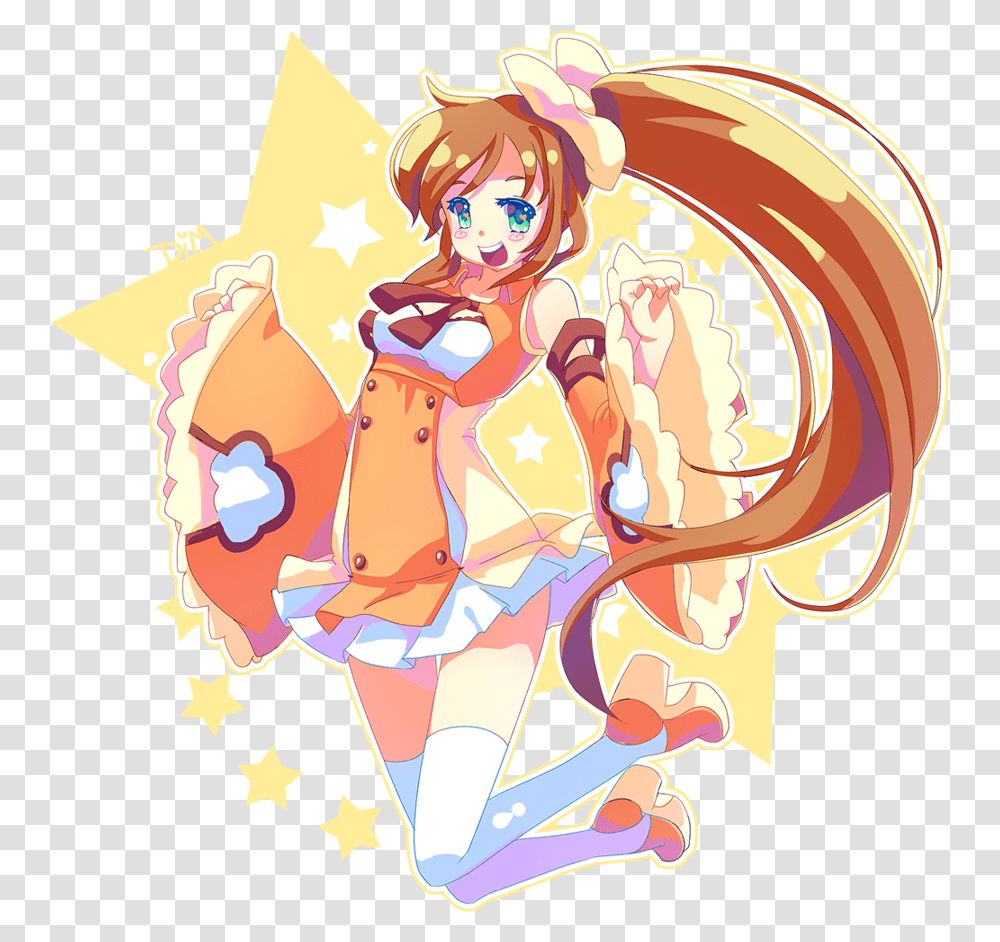 Anime Girl Waving Anime Girl Jumping In The Air, Drawing, Comics Transparent Png