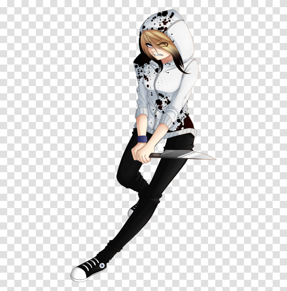 Anime Girl With A Knife, Costume, Helmet, Person Transparent Png