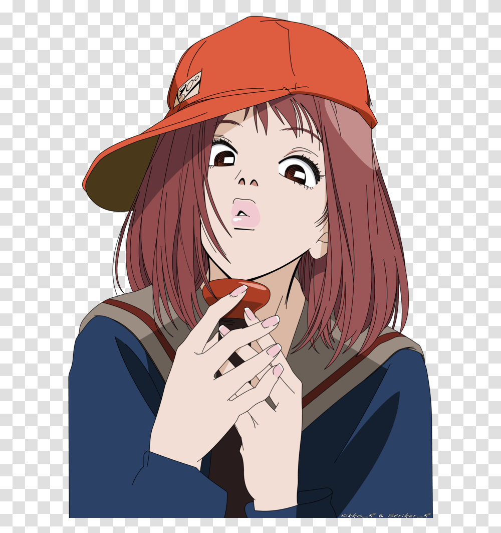 Anime Girl With Brown Hair Tumblr Anime Mamimi Samejima, Manga, Comics, Book, Helmet Transparent Png