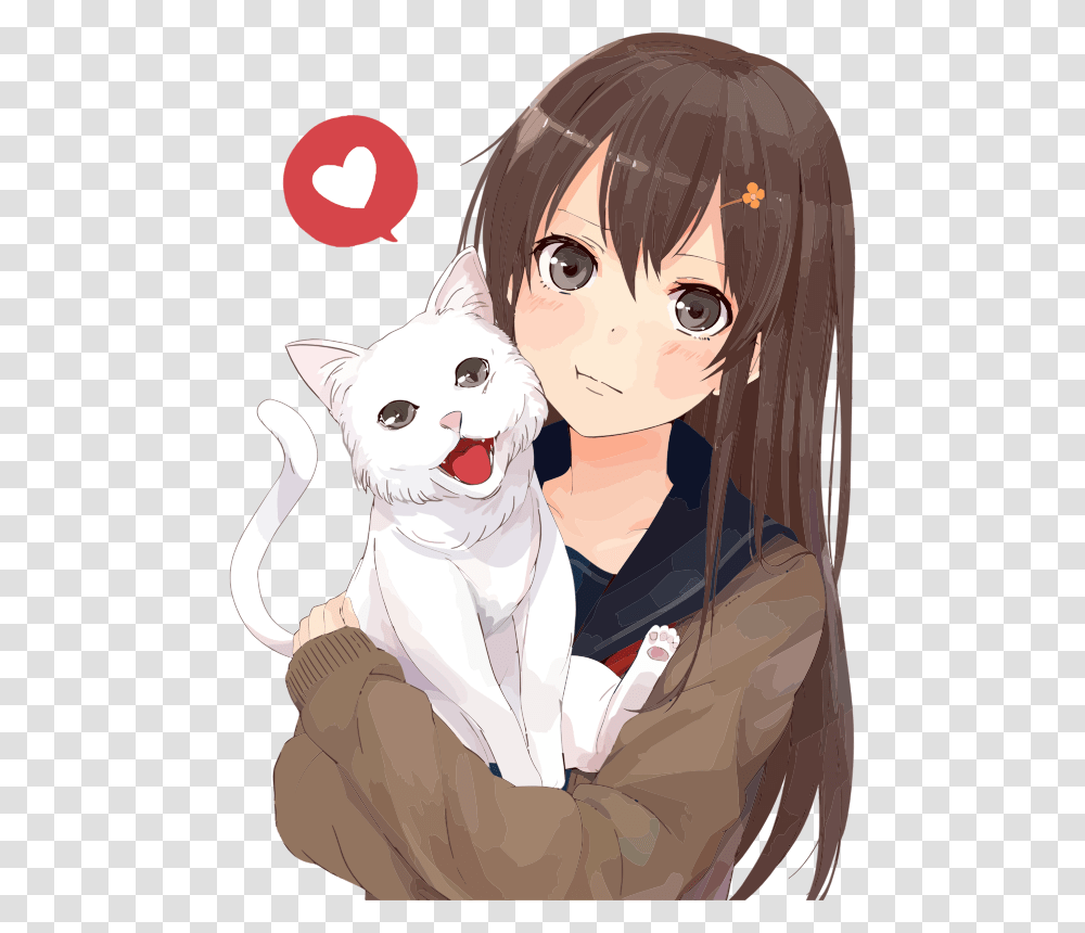 Anime Girls With Cats, Person, Human, Doctor, Performer Transparent Png