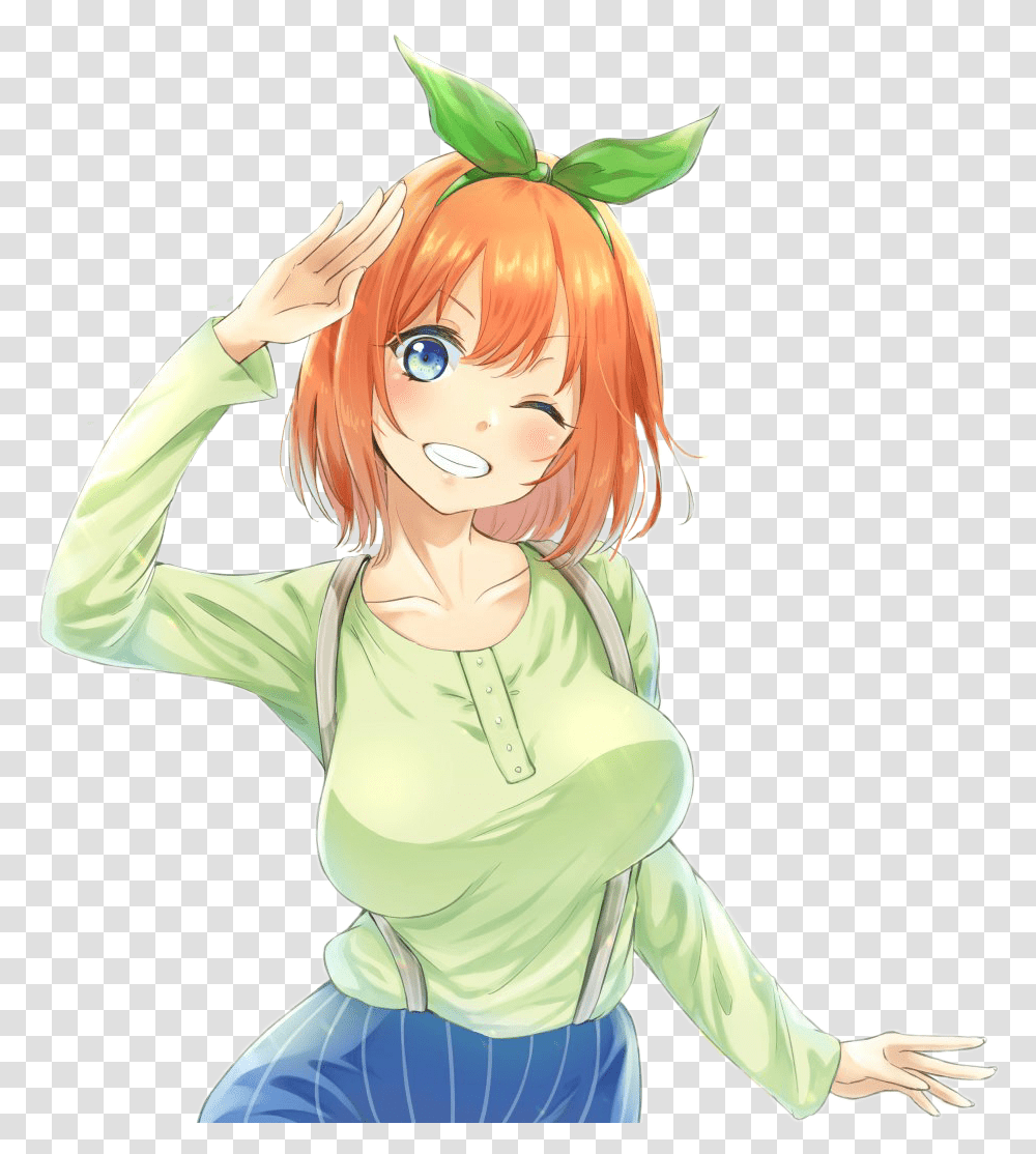 Anime Go Toubun No Hanayome Cute, Sleeve, Clothing, Apparel, Person Transparent Png